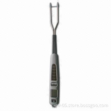 Digital Meat Thermometer with Built-in Three LED Light and Built-in Audible Temperature Alarm